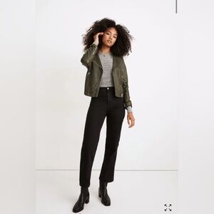 Madewell Black Straight-Leg Jeans